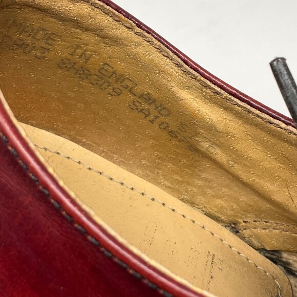 Dr. Martens Womens Leather Ankle Boots Ox Blood Size UK 3 US 5 vintage - Picture 12 of 13